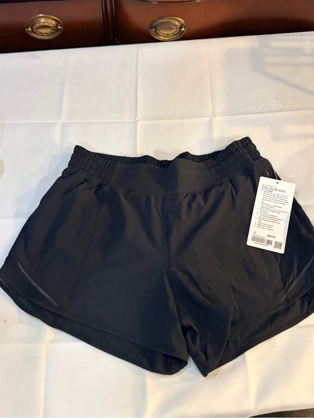 lululemon athletica Black Women's Athletic Shorts with Elastic Waist